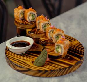 Crispy Spicy Cream Cheese Avocado Roll