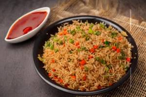 Chicken schezwan fried rice