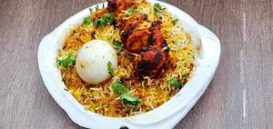 Chicken Tangdi Kebab Biryani