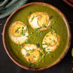 Egg Palak Curry - Diabetic Friendly
