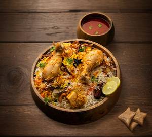Chicken curry & biryani combo