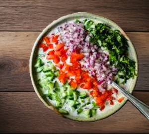 Mix vegetable Raita