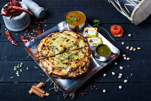 Baba's Aloo Naan With Chole