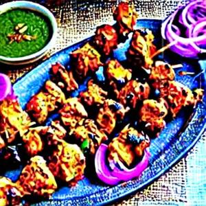 Achari Chatpata  Boneless Chicken Tikka  