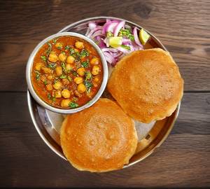 Chhole masala and roti combo