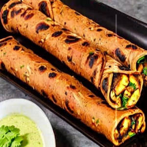 Tandoori Mushroom Roll