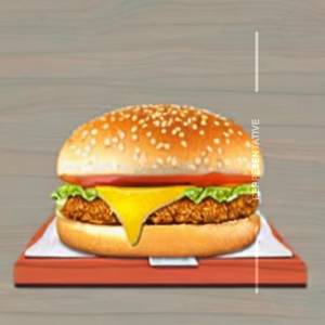 Schezwan Cheesy Burger