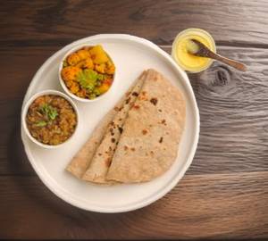 Ghee Roti 4P Sabji 250Ml