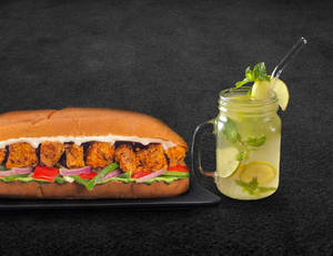Tandoori Chicken Sub-Sandwich + Lemonade