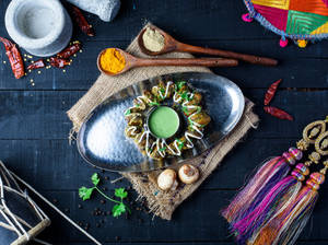 Stuffed Mushroom Tikka