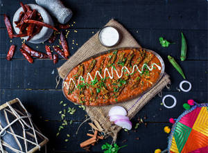 Kurkuri Bhindi In Gravy