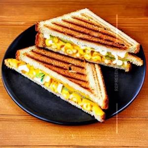 Aloo corn club cheese sandwich