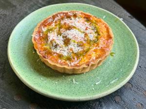 Pesto Chicken Quiche