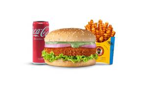 Lucknowi Mutton Burger Combo