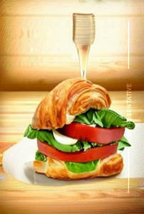 Caprese Croissant Sandwich