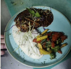 Grilled Chicken Steak With BBQ Sauce