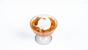 Carrot Halwa With Ice Crea M