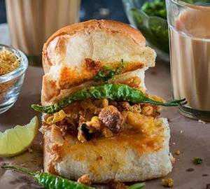 Mushroom Vada Pav