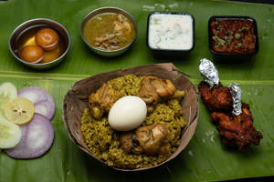 Chicken Donne Biryani Combo