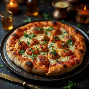 Paneer Tikka With Three Paper Pizza