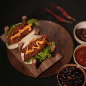 Korean Fried Chicken Bao [2 Pcs]