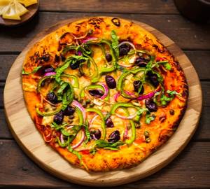 Mushroom Capsicum Pizza