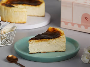 Basque Cheesecake Slice