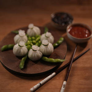 Edamame With Truffle Oil Dimsums [6 Pcs]