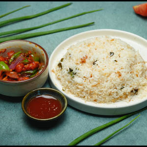 Chilli Gobi Ghee Rice Combo