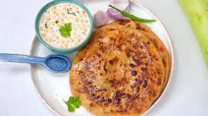 5 masala butter paratha with raita