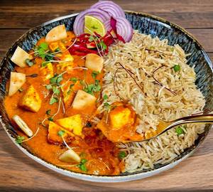 Jain paneer veg and rice combo