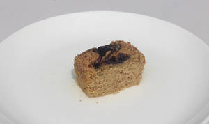 Eggless Crumble Blueberry Lemon Tea Cake Slice