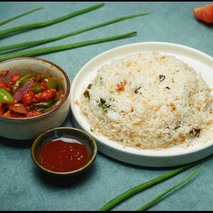 Chilli Paneer Ghee Rice Combo