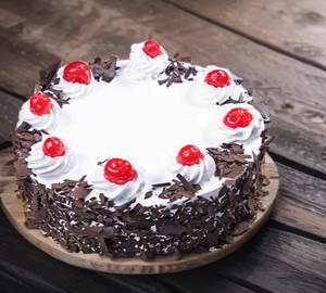 New year special black forest cake