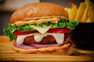 Veg cheese  burger
