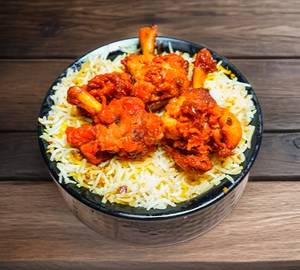 Chicken Lollipop Fry Biryani ( Half )