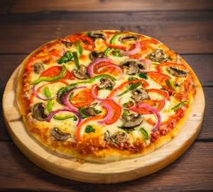 Spicy corn supreme pizza