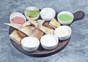 Arabic Crispy Pita Platter