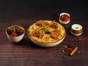 Hyderabadi Mutton Biryani Thali