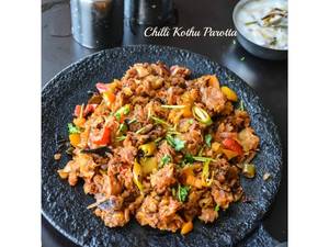 Egg Kothu Parotta