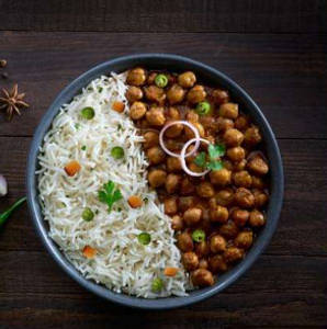 Mixed Chole Chawal