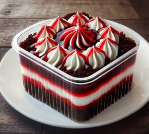 Black forest pudding  [1 piece]