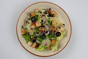 Charred Paneer Caesar Salad