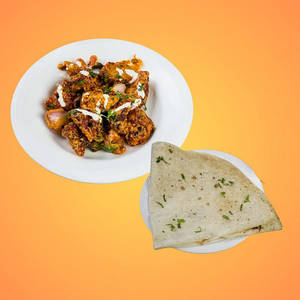 Masala Chaap [ Half ] + Cold Drink 250 Ml + 2 Rumali
