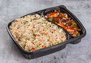 Veg Fried Rice - Chilli Paneer