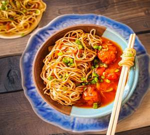 Noodle + Manchurian