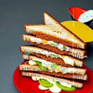 Veg cheese mayo sandwich