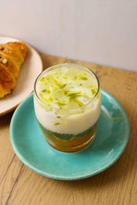 Matcha & Mango Boba Tea