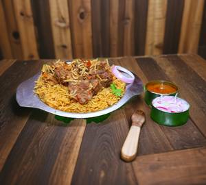 Mutton biryani(half)