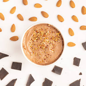 Roasted Almonds Ice Cream Scoop